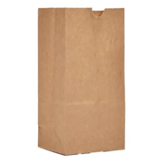 Ross & Wallace Paper Products Grocery Paper Bags, #1 Size, 3.5" x 2.25" x 6.63", Natural, 500/Bundle