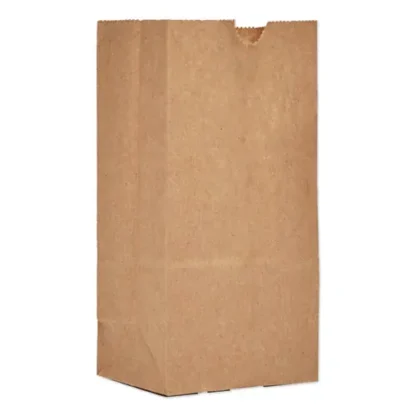 Ross & Wallace Paper Products Grocery Paper Bags, #1 Size, 3.5" x 2.25" x 6.63", Natural, 500/Bundle