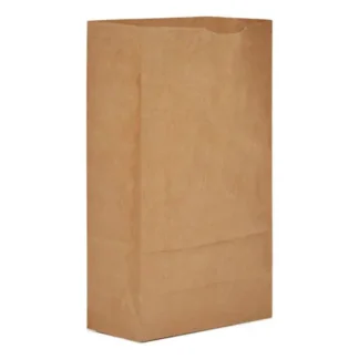 Ross & Wallace Paper Products Grocery Paper Bags, #6 Size, 5.88" x 3.63" x 11", Natural, 2,000/Bundle