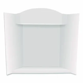 Royal Brites Stage It Display Board, 37" x 44", 1-Ply, Corrugate, White, 5/Pack