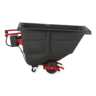 Rubbermaid® Commercial 0.5 cu yd Motorized Roto Tilt Truck, 850 lb Capacity, Black