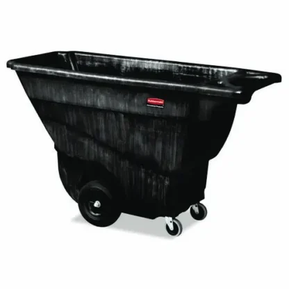 Rubbermaid® Commercial 0.5 cu yd Structural Foam Tilt Truck, Standard Duty, 850 lb Capacity, Black