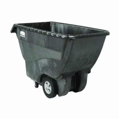 Rubbermaid® Commercial 0.75 cu yd Structural Foam Tilt Truck, Standard Duty, 1,000 lb Capacity, Black