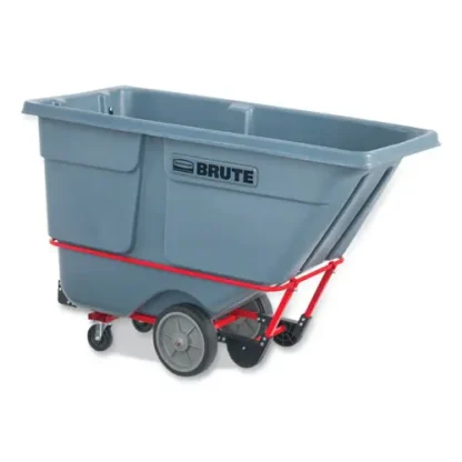 Rubbermaid® Commercial BRUTE DURATILT Frame Tilt Truck, 1 cu yd, Heavy Duty, 2,100 lb Capacity, Gray