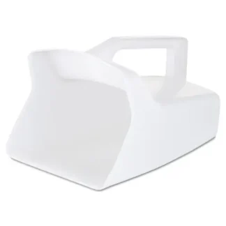 Rubbermaid® Commercial Bouncer Bar/Utility Scoop, 64 oz, Plastic, White