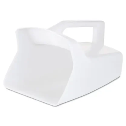 Rubbermaid® Commercial Bouncer Bar/Utility Scoop, 64 oz, Plastic, White