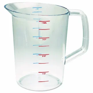 Rubbermaid® Commercial Bouncer Measuring Cup, 4 qt, Plastic, Clear
