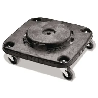 Rubbermaid® Commercial Brute Container Square Dolly, 300 lb Capacity, Black