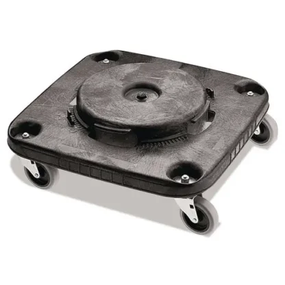 Rubbermaid® Commercial Brute Container Square Dolly, 300 lb Capacity, Black