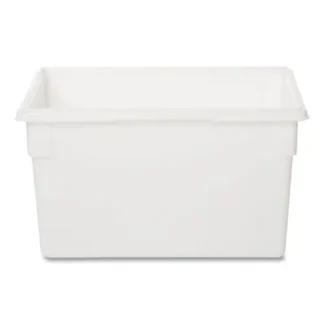 Rubbermaid® Commercial Food/Tote Boxes, White Plastic, 21.5 Gallon