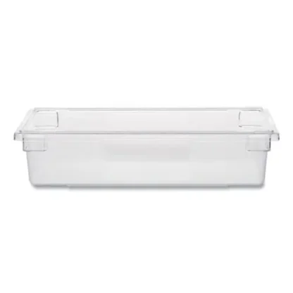 Rubbermaid® Commercial Food/Tote Boxes, Clear, Plastic, 8.5 gal