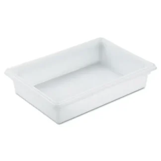 Rubbermaid® Commercial Food/Tote Boxes, 8.5 gal, White, Plastic