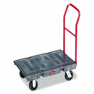 Rubbermaid® Commercial Heavy-Duty Platform Truck Cart, Black, 2,000 lb Capacity, 24" x 48"