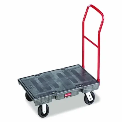 Rubbermaid® Commercial Heavy-Duty Platform Truck Cart, Black, 2,000 lb Capacity, 24" x 48"