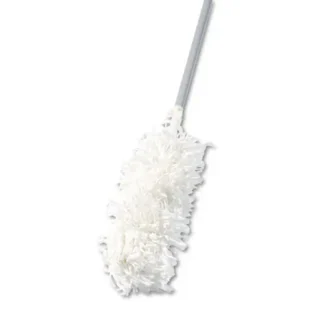 Rubbermaid® Commercial HiDuster Dusting Tool with Angled Launderable Head, 51" Extension Handle
