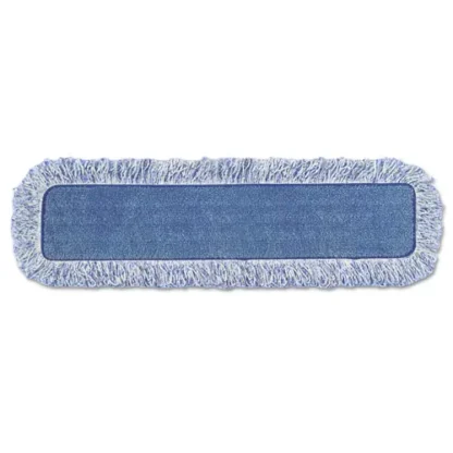 Rubbermaid® Commercial High Absorbency Mop Pad, Nylon/Polyester Microfiber, 18" Long, Blue