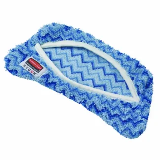 Rubbermaid® Commercial HYGEN™ Flexi Frame Damp Mop Covers, Microfiber, Blue
