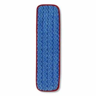 Rubbermaid® Commercial HYGEN™ Microfiber Wet Mop Pad, 18", Red, 12/Carton