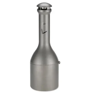 Rubbermaid® Commercial Infinity Traditional Smoking Receptacle, Antique Pewter