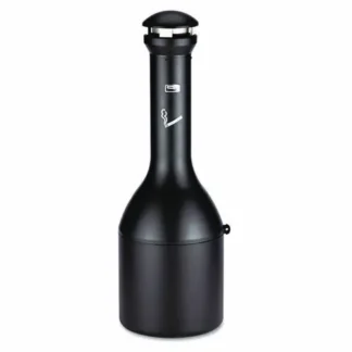 Rubbermaid® Commercial Infinity Traditional Smoking Receptacle, Black