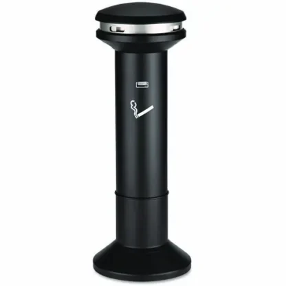 Rubbermaid® Commercial Infinity Ultra-High Capacity Smoking Receptacle, Black