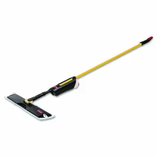 Rubbermaid® Commercial Light Commercial Spray Mop, 18" Wide Blue Head, 52" Steel Handle