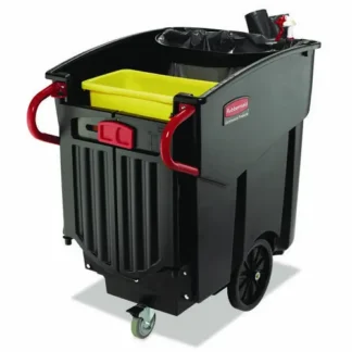 Rubbermaid® Commercial Mega BRUTE Mobile Container, 120 gal, Plastic, Black