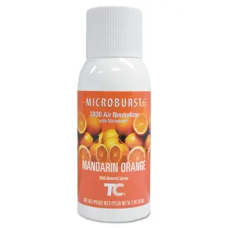 Rubbermaid® Commercial Microburst 3000 Refill, Mandarin Orange, 2 oz Aerosol Spray, 12/Carton