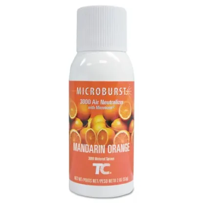 Rubbermaid® Commercial Microburst 3000 Refill, Mandarin Orange, 2 oz Aerosol Spray, 12/Carton