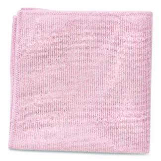 Rubbermaid® Commercial Microfiber Cleaning Cloths, Pink, 24/Pack
