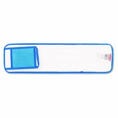 Rubbermaid® Commercial Microfiber Wet Room Pads, Split Nylon/Polyester Blend, Blue