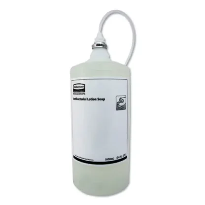Rubbermaid® Commercial One Shot Antibacterial Enriched Lotion Soap Refill, Unscented, 1,600 mL, 4/Carton