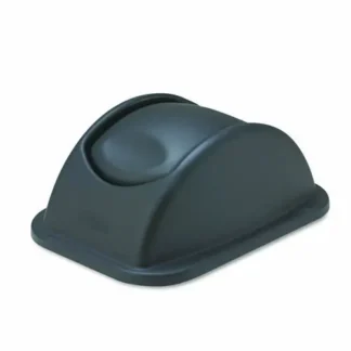 Rubbermaid® Commercial Rectangular Free-Swinging Plastic Lid, Black