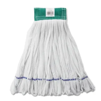 Rubbermaid® Commercial Rough Floor Mop Head, Medium, Cotton/Synthetic, White