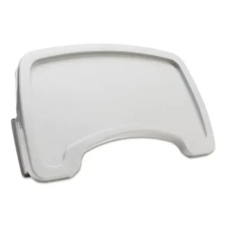 Rubbermaid® Commercial Sturdy Chair Microban Youth Seat Tray, Plastic, Platinum