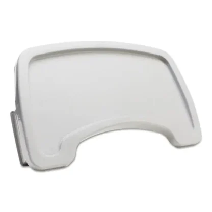 Rubbermaid® Commercial Sturdy Chair Microban Youth Seat Tray, Plastic, Platinum