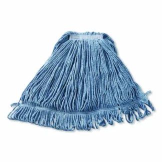 Rubbermaid® Commercial Super Stitch Blend Mop, Cotton/Synthetic, Blue