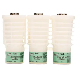 Rubbermaid® Commercial TCell Microtrans Odor Neutralizer Refill, Cucumber Melon, 1.62 oz, 6/Carton