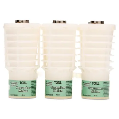 Rubbermaid® Commercial TCell Microtrans Odor Neutralizer Refill, Cucumber Melon, 1.62 oz, 6/Carton