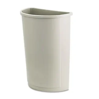 Rubbermaid® Commercial Untouchable® Half-Round Plastic Receptacle