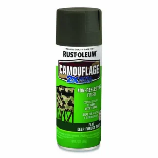 Rust-Oleum® Camouflage Spray Paint, Flat Deep Forest Green - 12 oz Aerosol