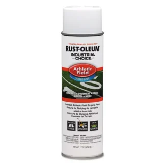 Rust-Oleum® Industrial Choice Athletic Field Inverted Striping Paint, Flat Athletic Inverted White, 17 oz Aerosol Can