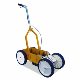 Rust-Oleum® Industrial Choice Athletic Field Striping Machine, Yellow - Non-Stock Item, Extended Delivery Time