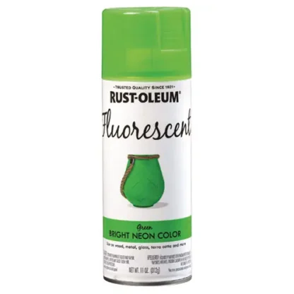 Rust-Oleum® Specialty Fluorescent Spray Paint, Flat Fluorescent Green, 11oz Aerosol Can
