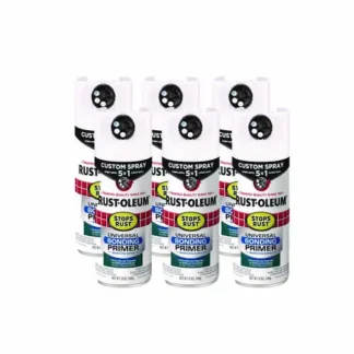 Rust-Oleum® Stops Rust 5-in-1 Spray Paint, Clean Metal, 12 oz Aerosol Can, 6/Carton - Extended Delivery Time