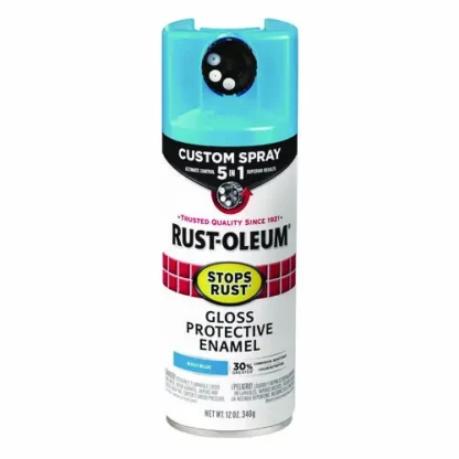 Rust-Oleum® Stops Rust 5-in-1 Spray Paint, Gloss Maui Blue, 12 oz Aerosol Can