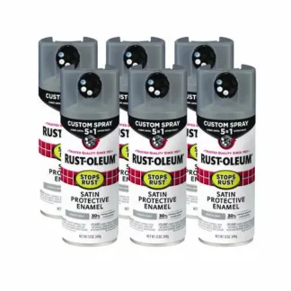 Rust-Oleum® Stops Rust 5-in-1 Spray Paint, Satin Coastal Gray, 12 oz Aerosol Can
