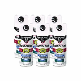 Rust-Oleum® Stops Rust 5-in-1 Spray Paint, White, 12 oz Aerosol Can, 6/Carton