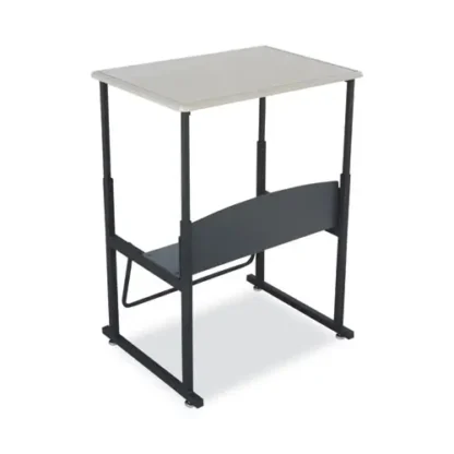 Safco® Alphabetter Desks, Height Adjustable, 28"W x 20"D, Beige