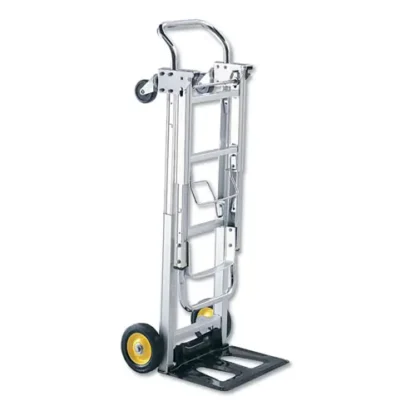Safco® HideAway Convertible Truck, 250 lb to 400 lb Capacity, Aluminum
